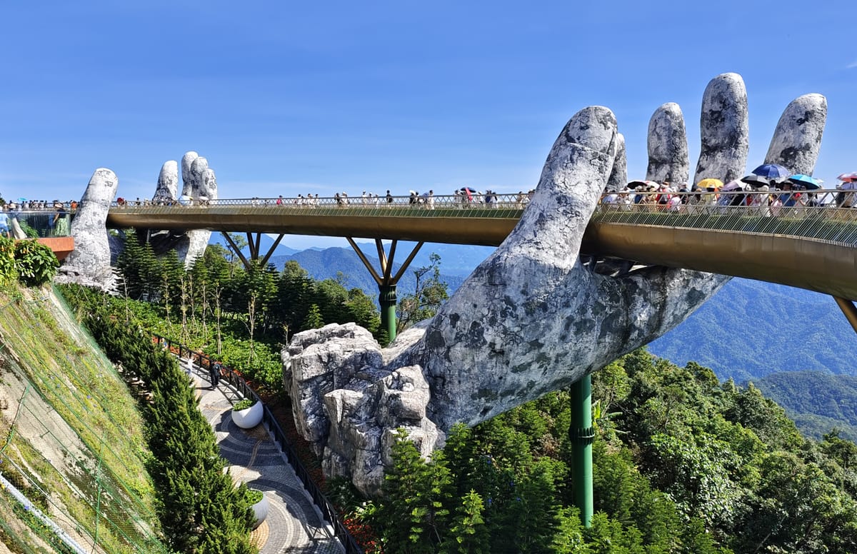 Golden Bridge in Vietnam — international travel by Travel Kingdom DMC